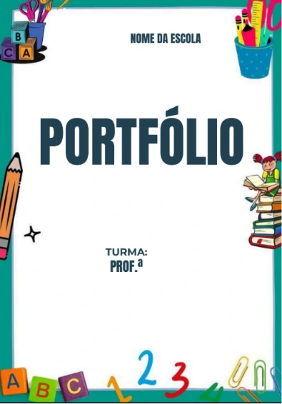 Modelo de portfólio escolar